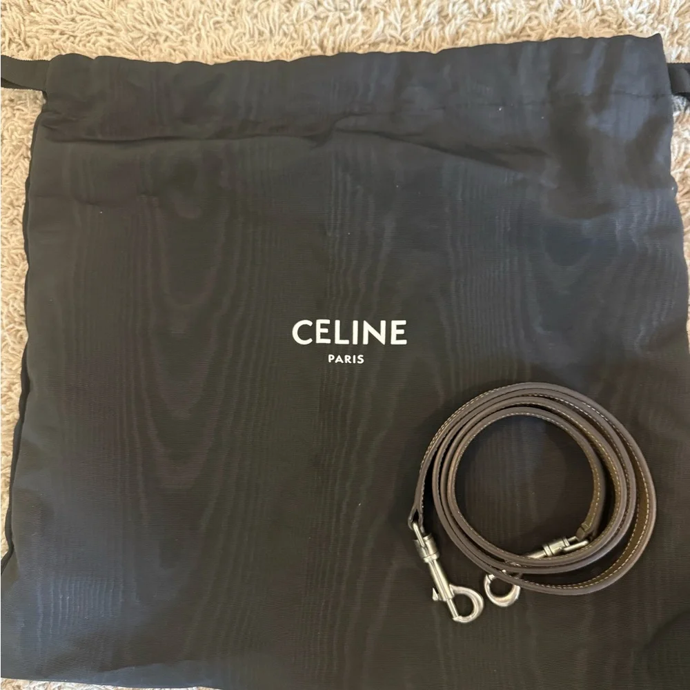 Celine Taupe Mini Luggage Tote - CELINE - Picture 5 of 7